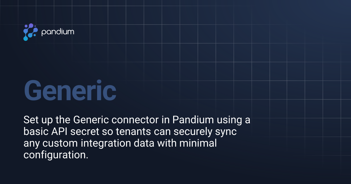 Generic | Pandium Docs