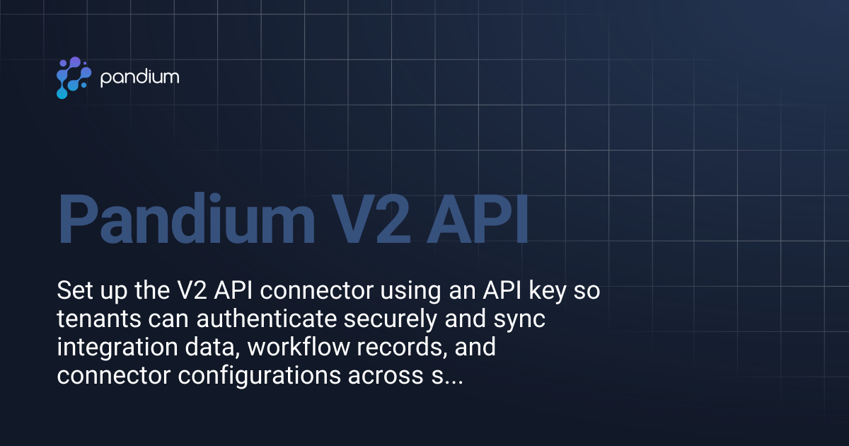 Pandium V2 API | Pandium Docs