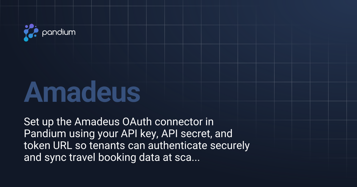 Amadeus | Pandium Docs